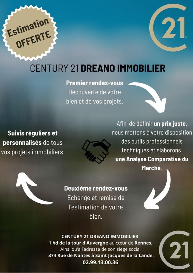 maison à vendre - 9 pièces - 166.1 m2 - GEVEZE - 35 - BRETAGNE - Century 21 Dréano Immobilier