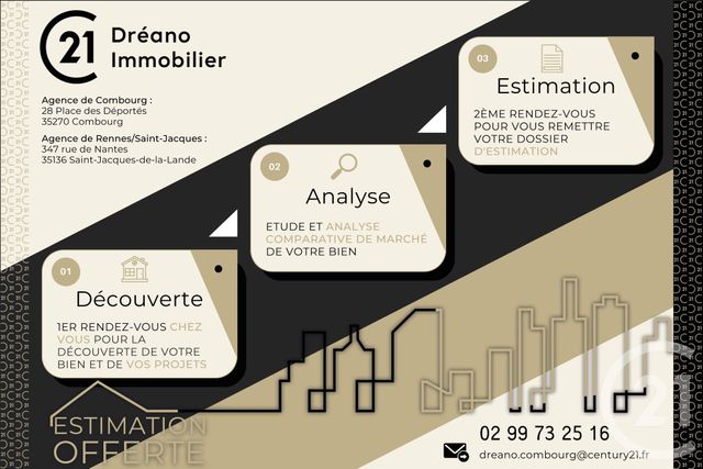 maison à vendre - 5 pièces - 94.25 m2 - IRODOUER - 35 - BRETAGNE - Century 21 Dréano Immobilier